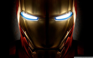 Ironman closeup glowing eyes red - a red helmet free wallpaper