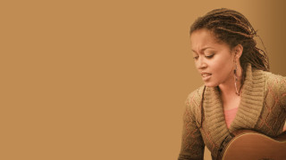 Woman dreadlocks playing guitar studio - chinwe chukwuogoroy free wallpaper
