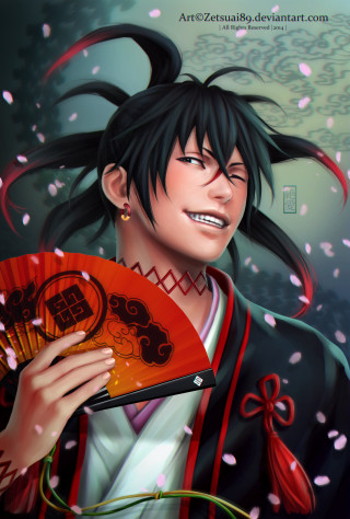 Man fan smile hair blowing - art station free wallpaper for mobile