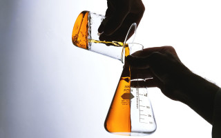 Pouring liquid beaker measuring cup - a liquid free wallpaper