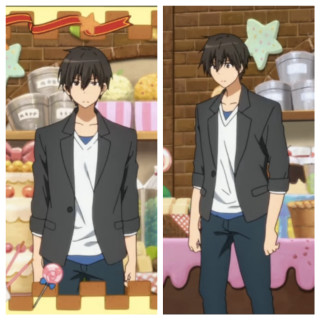 Man suit tie counter food - food free wallpaper for tablet