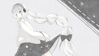 Girl long hair ponytail drawing 2 - long hair and a ponytail free wallpaper