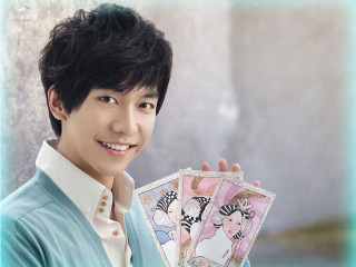 Man holding card cat unicorn - a card free wallpaper