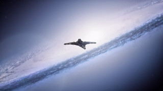 Fighter jet spiral object sky - object in the sky free wallpaper