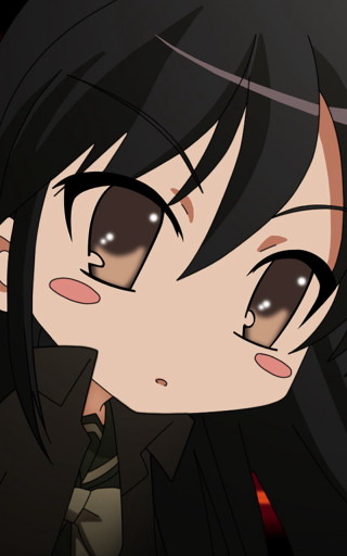 Sad girl black hair brown - brown free wallpaper for mobile