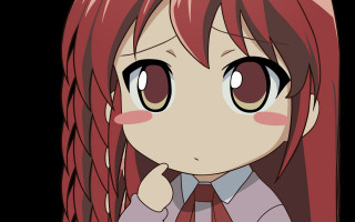 Girl red hair tie shirt - a tie free wallpaper for desktop