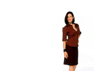 Woman brown dress black bracelet - a brown dress free wallpaper for desktop