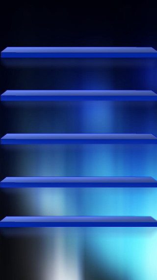 Blue shelf light black background - a black background behind free wallpaper for mobile