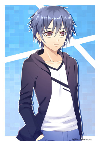 Black jacket white shirt honeycomb - cedric seaut keos masons free wallpaper for mobile