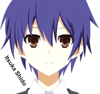 Purple hair anime girl white 2 - purple free wallpaper for tablet