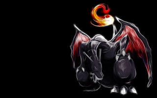 Red black dragon circle wings - dragon free wallpaper for desktop