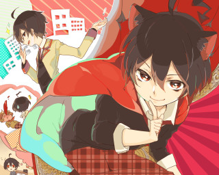 Woman bed fan man red - a red umbrella free wallpaper