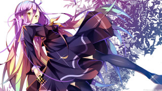 Woman purple hair purple dress 2 - a purple dress free wallpaper