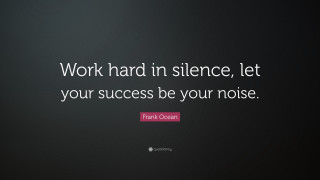Work hard in silence success - benjamin franklin free wallpaper