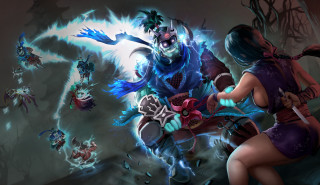 Woman purple dress playing game 2 - a game free wallpaper