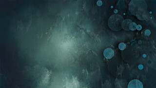 Blue bubbles dark background moon - metaphysical free wallpaper