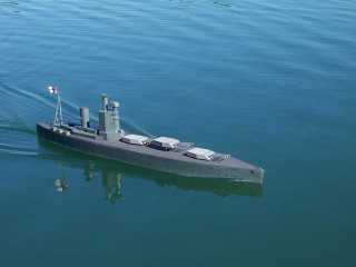 Submarine model water flag mast - 3 d model free wallpaper