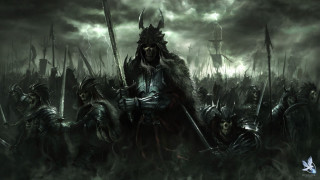 Armor zombies swords field dark - sword free wallpaper for desktop
