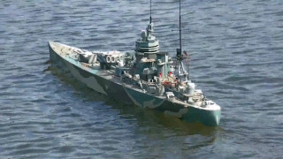 Military ship floating water flag - top of its free wallpaper