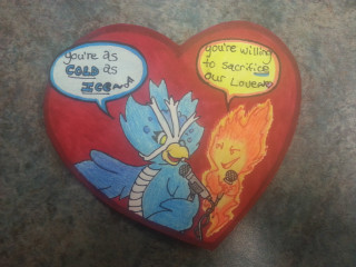 Heart shaped box cartoon character - youre free wallpaper