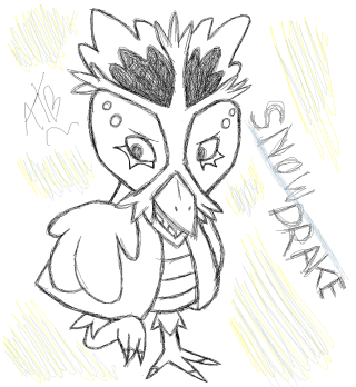 Bird mohawk drawing name chest - a mohawk free wallpaper