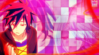 Anime couple tiled wall pink - wall free wallpaper for desktop