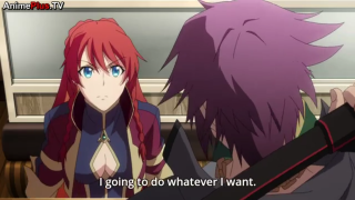 Girl red hair guy blue - vanita free wallpaper