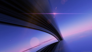 Blurry blue sky star bright 2 - the horizon free wallpaper for desktop