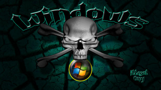 Skull computer logo image - a skull free wallpaper