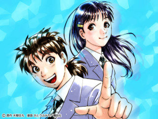 Couple thumbs up blue background - serial free wallpaper