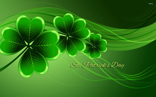 St patricks day four leaf - charles mcauley free wallpaper