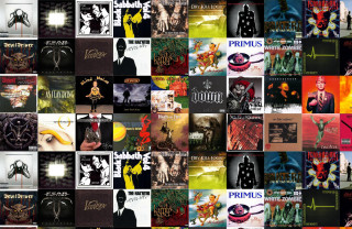 Collage album covers person suit - a collage of various album free wallpaper