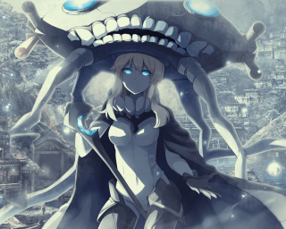 Woman hat smile city buildings - a woman in a hat free wallpaper for desktop