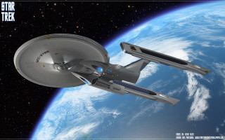 Star trek ship earth space - over the earth free wallpaper