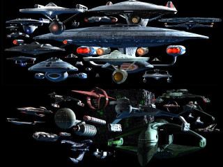 Futuristic ships bunch image presentation - more free wallpaper for desktop