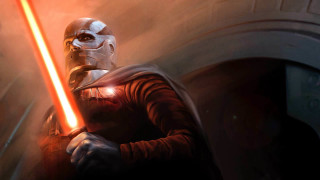 Star wars costume glowing saber - a man in a star free wallpaper