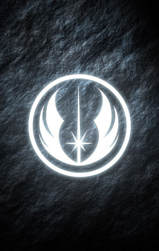 Star wars logo dark sky - a white light free wallpaper for mobile