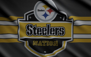 Pittsburgh nation football logo black - shield free wallpaper