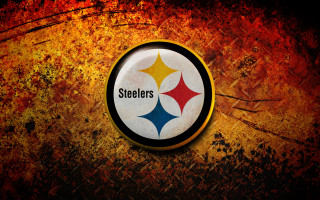 Pittsburgh football logo rusted surface - a pittsburgh football logo free wallpaper