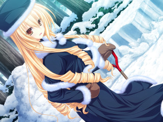 Anime character long dress hat - a anime character free wallpaper