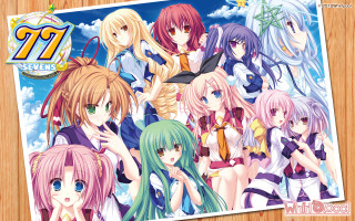 Anime girls long hair blue 34 - a detailed drawing free wallpaper