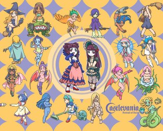 Cartoon characters diverse outfits hair - 2 d sprite free wallpaper