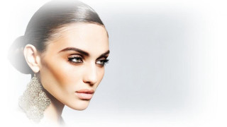 Woman earrings white background image - airbrush free wallpaper