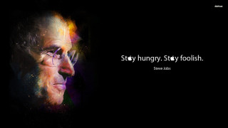 Man glasses quote stay hungry - happy free wallpaper