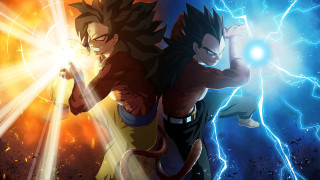 Couple people air lightning blue 3 - akira toriyama free wallpaper for desktop