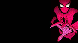 Spiderman pink suit horns smile - marvel comic free wallpaper