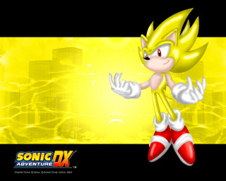 Sonic hedgehog running yellow black - a sonic free wallpaper