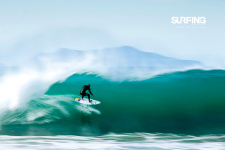 Surfer riding wave ocean surfboard 4 - a surfboard free wallpaper