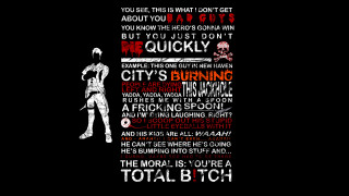 Man holding tennis racket quote - epic composition free wallpaper for desktop