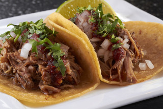 Tacos with meat onions and - ayo free wallpaper